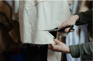 cutting fabric wrongly